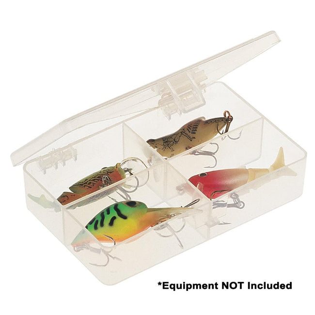 Plano Four-Compartment Tackle Organizer - Clear [344840] - Rough Seas Marine