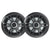 FUSION EL-FL651SPG EL Series Full Range Shallow Mount Marine Grey Speakers - 6.5" w/ LED Lights [010-02080-20] - Rough Seas Marine