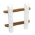 Whitecap Teak 2-Rod Tournament Storage Rack [63448] - Rough Seas Marine