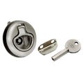 Whitecap Mini Slam Latch Stainless Steel Locking Pull Ring [6138C] - Rough Seas Marine