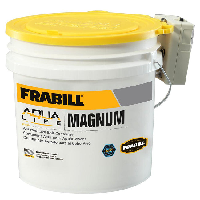 Frabill Magnum Bucket - 4.25 Gallons w/Aerator [14071] - Rough Seas Marine