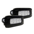 RIGID Industries SR-Q PRO Back Light Kit - Flush Mount Diffused - Pair - Black [980033] - Rough Seas Marine