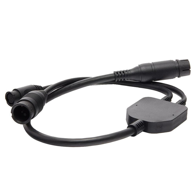 Raymarine Adapter Cable - 25-Pin to 9-Pin  8-Pin - Y-Cable to DownVision  CP370 Transducer to Axiom RV [A80494] - Rough Seas Marine