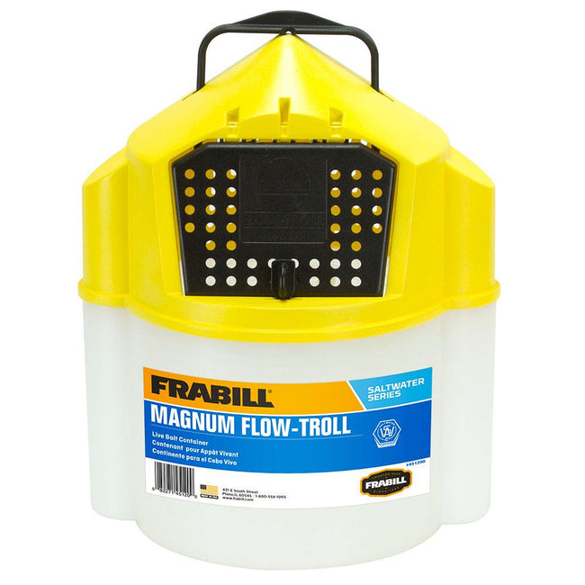 Frabill Magnum Flow Troll Shrimp Bucket - 10 Quart [451205] - Rough Seas Marine