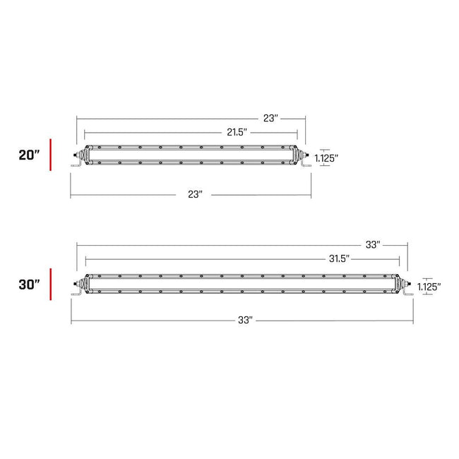 RIGID Industries SAE Compliant SR-SRS 20" Light Bar - Black [920413] - Rough Seas Marine