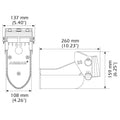 Airmar TM185C-HW High Frequency Wide Beam CHIRP Transom Mount 14-Pin Transducer f/Humminbird [TM185C-HW-14HB] - Rough Seas Marine