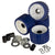 C.E. Smith Ribbed Roller Replacement Kit - 4-Pack - Blue [29320] - Rough Seas Marine