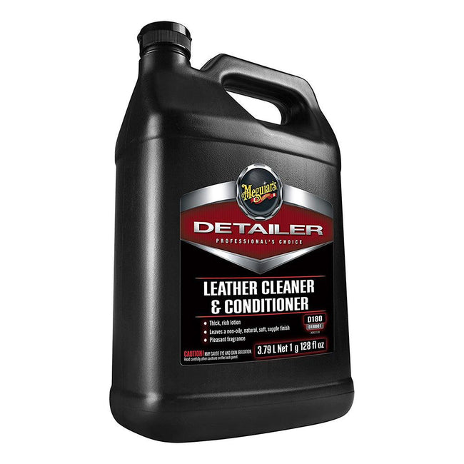 Meguiars Detailer Leather Cleaner  Conditioner - 1-Gallon [D18001] - Rough Seas Marine