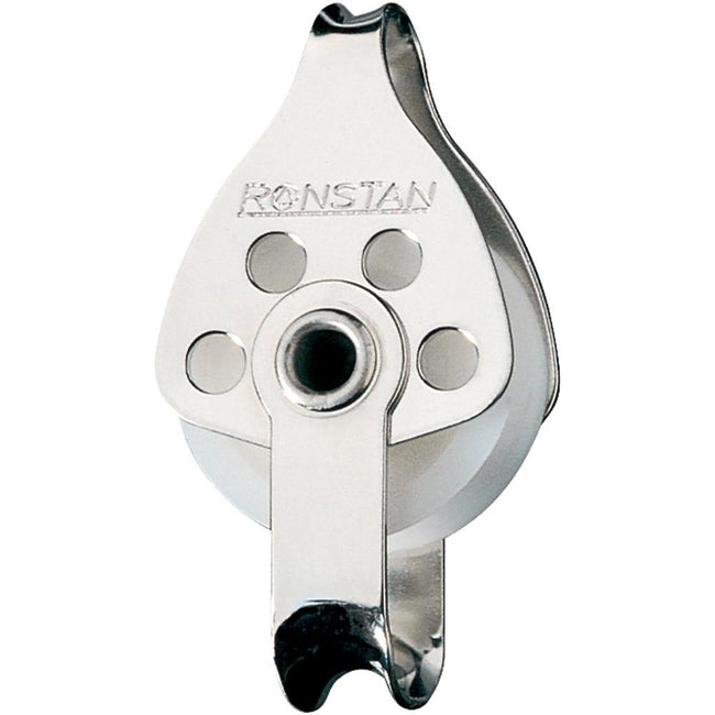 Ronstan Series 30 Utility Block - Single, Becket, Loop Head [RF681] - Rough Seas Marine