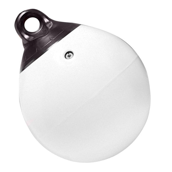 Taylor Made 15" Tuff End Inflatable Vinyl Buoy - White [1146] - Rough Seas Marine