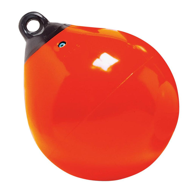 Taylor Made 9" Tuff End Inflatable Vinyl Buoy - Orange [61140] - Rough Seas Marine