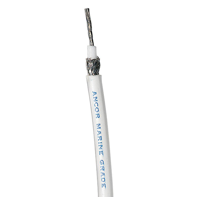 Ancor RG 8X White Tinned Coaxial Cable - Sold By The Foot [1515-FT] - Rough Seas Marine