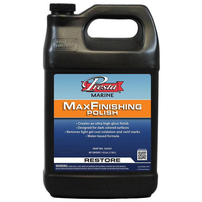 Presta MaxFinishing Polish - 1-Gallon [163501] - Rough Seas Marine