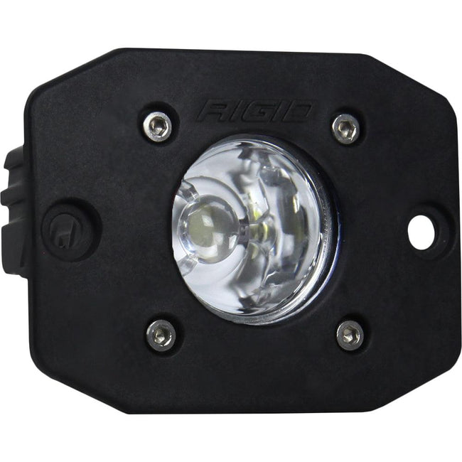 RIGID Industries Ignite Flush Mount Flood - Single - Black [20621] - Rough Seas Marine