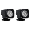 RIGID Industries Ignite Surface Mount Diffused - Pair - Black [20541] - Rough Seas Marine