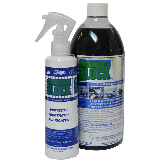 Corrosion Block 32oz Bottle w/Pump - Non-Hazmat, Non-Flammable  Non-Toxic [20032] - Rough Seas Marine