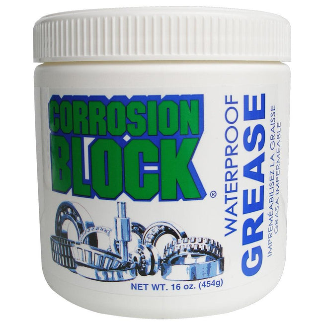 Corrosion Block High Performance Waterproof Grease - 16oz Tub - Non-Hazmat, Non-Flammable  Non-Toxic [25016] - Rough Seas Marine