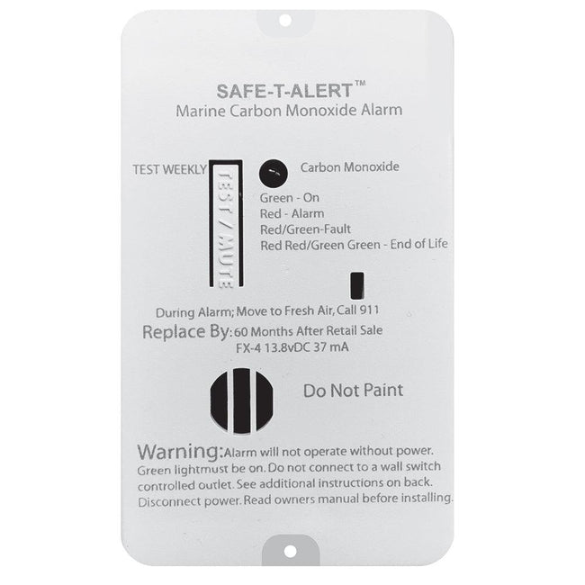 Safe-T-Alert FX-4 Carbon Monoxide Alarm [FX-4] - Rough Seas Marine