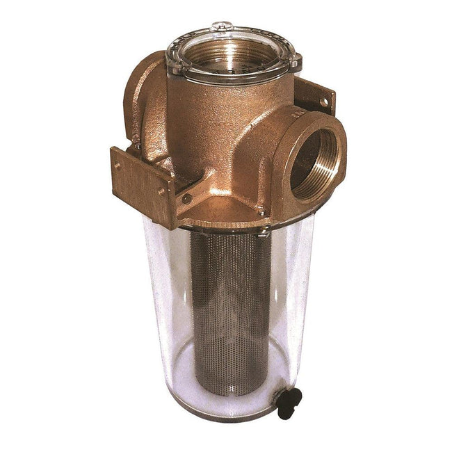 GROCO ARG-500 Series 1/2" Raw Water Strainer w/Stainless Steel Basket [ARG-500-S] - Rough Seas Marine