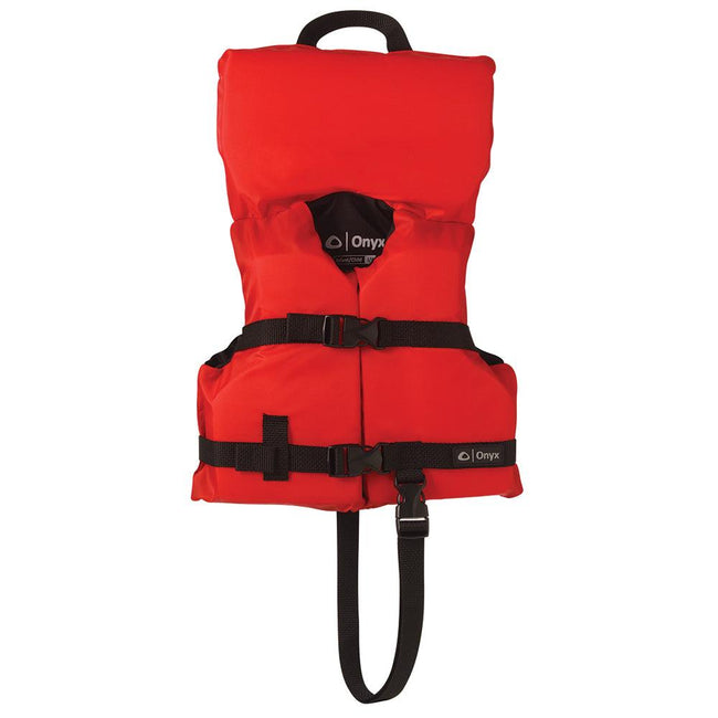 Onyx Nylon General Purpose Life Jacket - Infant/Child Under 50lbs - Red [103000-100-000-12] - Rough Seas Marine