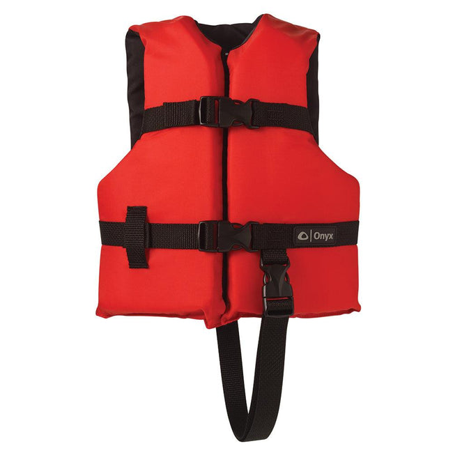 Onyx Nylon General Purpose Life Jacket - Child 30-50lbs - Red [103000-100-001-12] - Rough Seas Marine