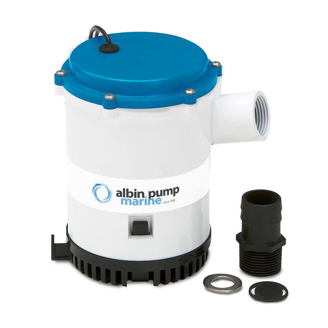 Albin Pump Bilge Pump Heavy Duty 1750 GPH - 12V [01-03-011] - Rough Seas Marine