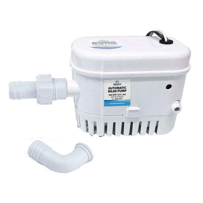 Albin Pump Automatic Bilge Pump 500 GPH - 12V [01-04-015] - Rough Seas Marine