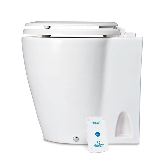 Albin Pump Marine Design Marine Toilet Standard Electric - 12V [07-02-043] - Rough Seas Marine