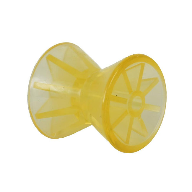 C.E. Smith Bow Roller - Yellow PVC - 4" x 1/2" ID [29543] - Rough Seas Marine