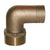 GROCO 1-1/4" NPT x 1-1/8" ID Bronze 90 Degree Pipe to Hose Fitting Standard Flow Elbow [PTHC-1125] - Rough Seas Marine