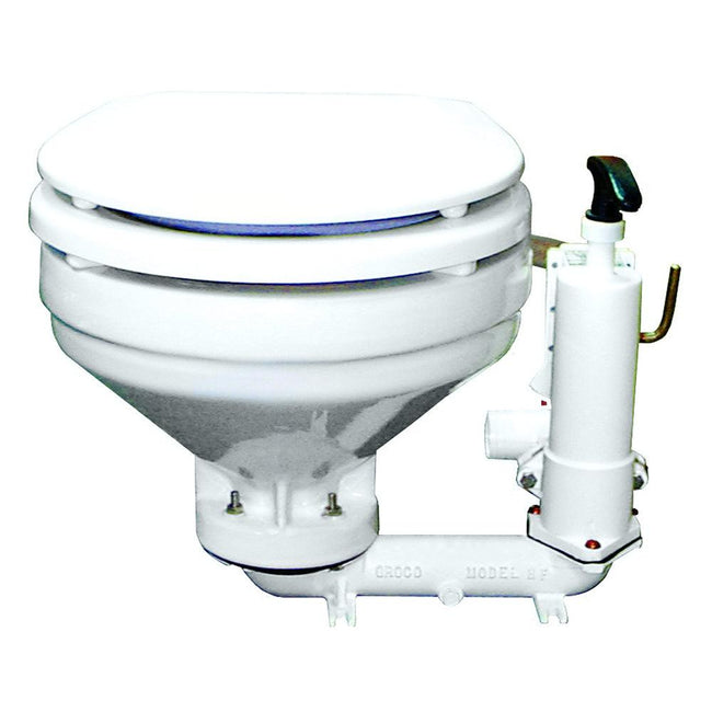 GROCO HF Series Hand Operated Marine Toilet [HF-B] - Rough Seas Marine