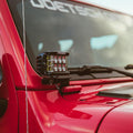 RIGID Industries 2018 Jeep Wrangler JL A-Pillar Mount f/2 D-Series, D-SS, SR-M or Ignite Lights [41659] - Rough Seas Marine