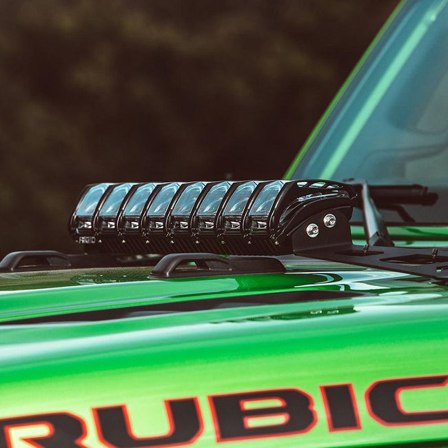 RIGID Industries 2018 Jeep Wrangler JL Adapt Hood Mount f/20" Adapt Lightbar [41665] - Rough Seas Marine
