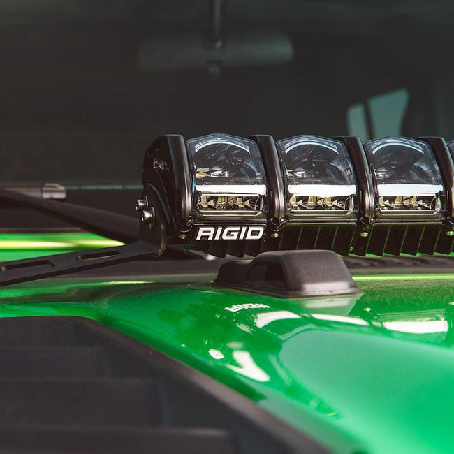RIGID Industries 2018 Jeep Wrangler JL Adapt Hood Mount f/20" Adapt Lightbar [41665] - Rough Seas Marine