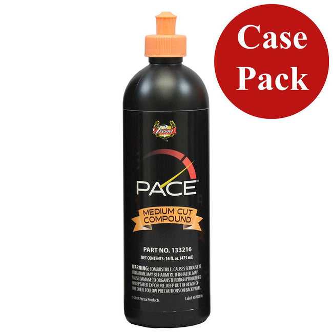 Presta PACE Medium Cut Compound - 16oz - *Case of 6* [133216CASE] - Rough Seas Marine