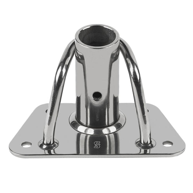 Schaefer Stanchion Base Single - Heavy-Duty [36-01] - Rough Seas Marine