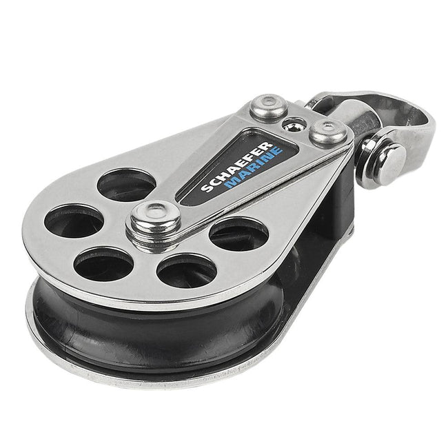 Schaefer Single Stainless Steel Block - 51mm Sheave [505-05] - Rough Seas Marine