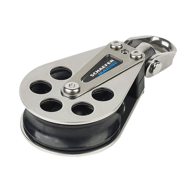 Schaefer Single Stainless Steel Block - 60mm Sheave [705-05] - Rough Seas Marine