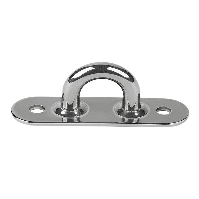 Schaefer Stainless Steel Welded Pad Eye - 2-1/4"L x 5/8"W [78-05] - Rough Seas Marine