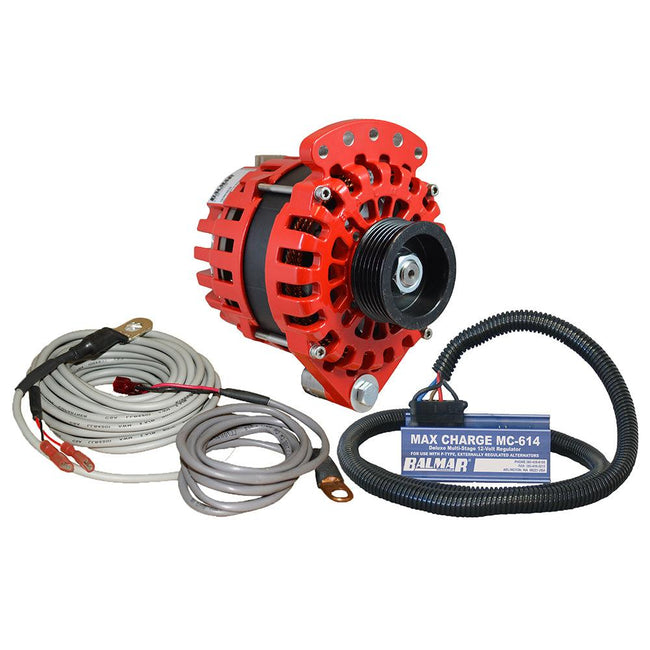 Balmar Alternator 1-2" Single Foot K6 Serpentine Pulley Regulator  Temp Sensor - 170A Kit - 12V [XT-SF-170-K6-KIT] - Rough Seas Marine