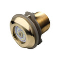 Lumitec Typhoon Underwater Bronze Thru-Hull LED Light - White/Blue [101448] - Rough Seas Marine