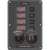 Blue Sea 4321 Circuit Breaker Switch Panel 4 Position - Gray w/12V SocketDual USB [4321] - Rough Seas Marine