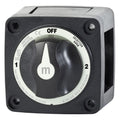 Blue Sea 6008200 m-Series Selector 3 Position Battery Switch - Black [6008200] - Rough Seas Marine