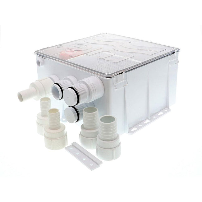 Rule Shower Drain Box w/800 GPH Pump - 12V [98B] - Rough Seas Marine