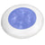 Hella Marine Blue LED Round Courtesy Lamp - White Bezel - 24V [980503241] - Rough Seas Marine