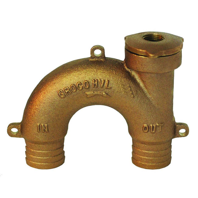 GROCO Bronze Vented Loop - 2" Hose [HVL-2000] - Rough Seas Marine