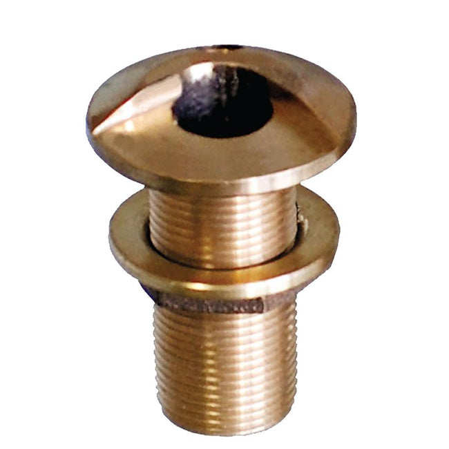 GROCO 1-1/4" Bronze High Speed Thru-Hull Fitting w/Nut [HSTH-1250-W] - Rough Seas Marine