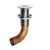 GROCO 1-1/4" Hose Barb Stainless 45 Degree Deck Drain [SCUS-1245] - Rough Seas Marine