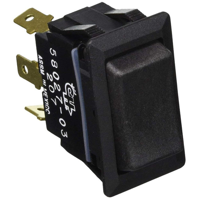 Cole Hersee Sealed Rocker Switch Non-Illuminated SPDT On-Off-On 3 Blade [58027-03-BP] - Rough Seas Marine
