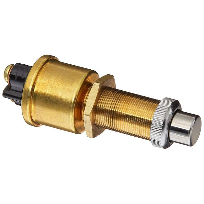 Cole Hersee Heavy Duty Push Button Switch SPST Off-On 2 Screw - 35A [M-490-BP] - Rough Seas Marine